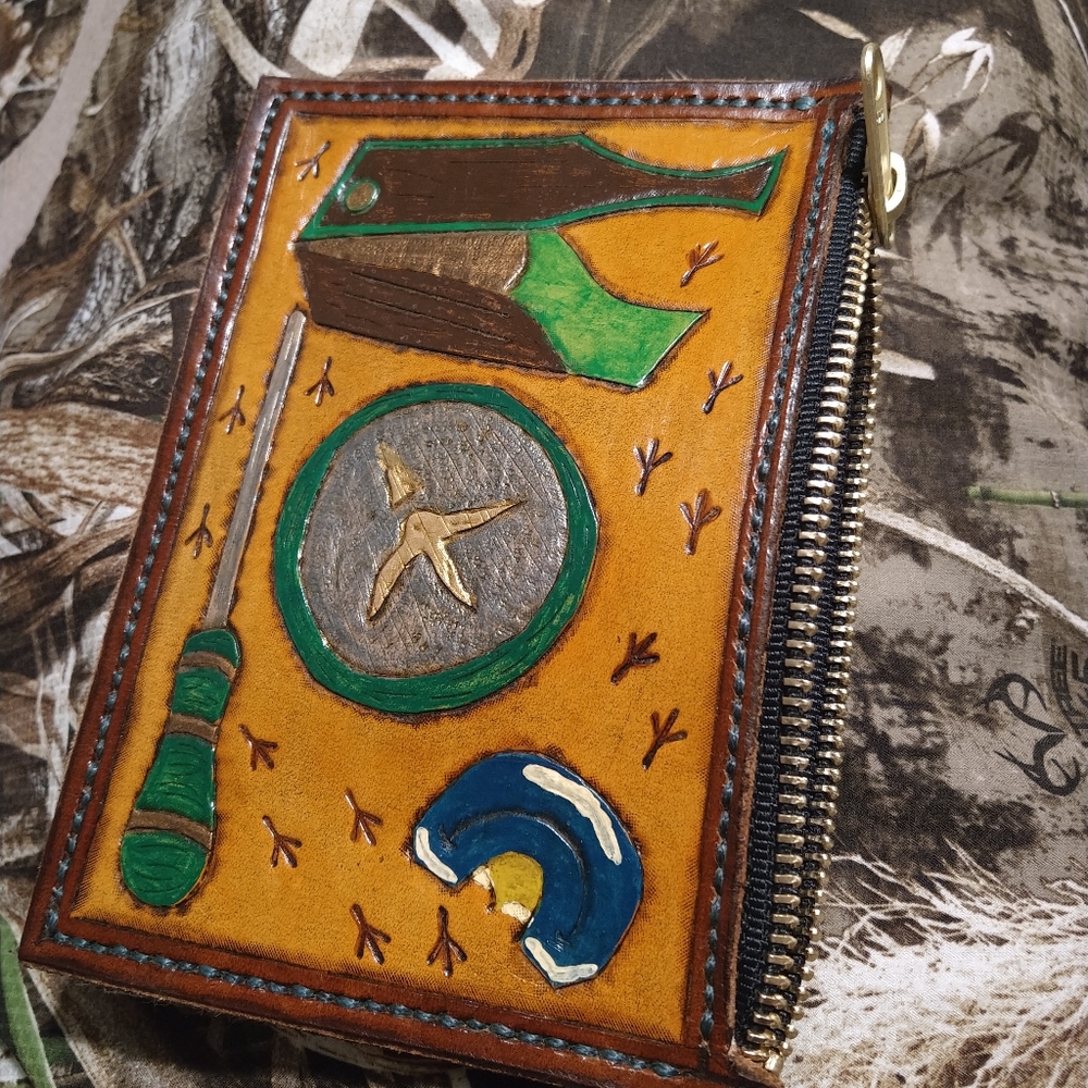 Small custom zipper purse